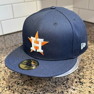 Houston Astros 2022 World Series New Era 59FIFTY Fitted Hat 8 Blue MLB New